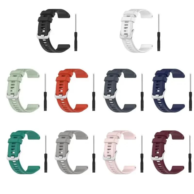 Strap For Garmin Descent G1 Smart Watch 22mm Silica Bracelet Wristband Sport Belt For Forerunner 745 945 935/approach S62 Band