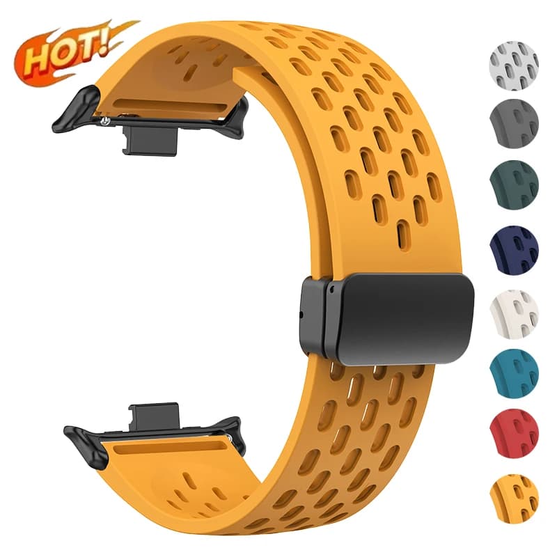 Silicone Strap for Redmi watch 4/8 Pro Magnetic Buckle Sports Band for Mi band 8 pro Correa Breathable Bracelet Accessories