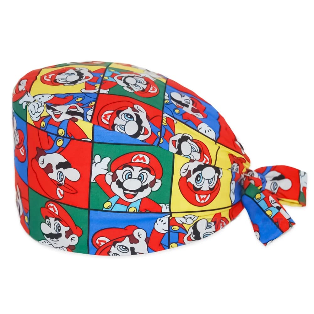 Unisex Surgicals Cap Printed Women Chemotherapy Oral Dentistry Cotton Doctor Nurse Cap Operating Room Hat Men Dustproof Work Cap