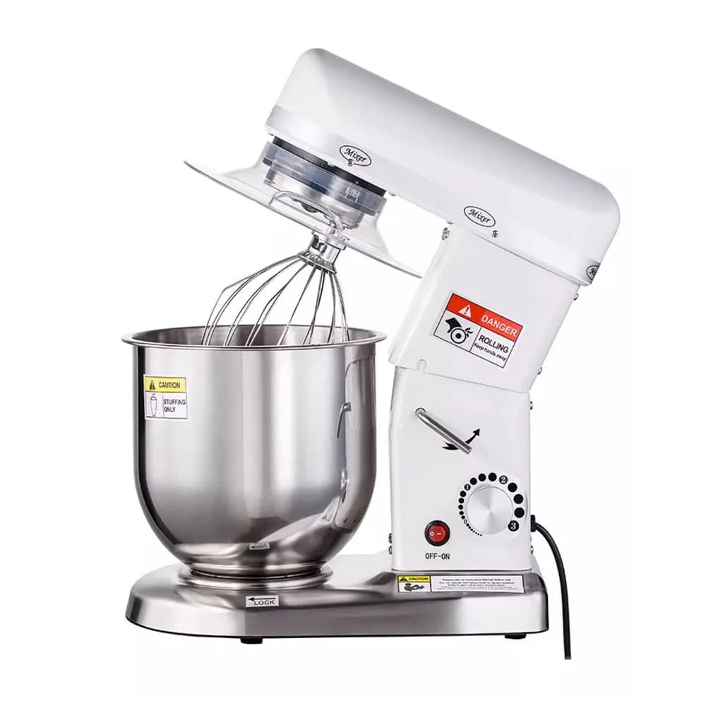 7L Planetary Mixer And Spiral Dough Mixer With Stainless Steel Commercial Food Mixer