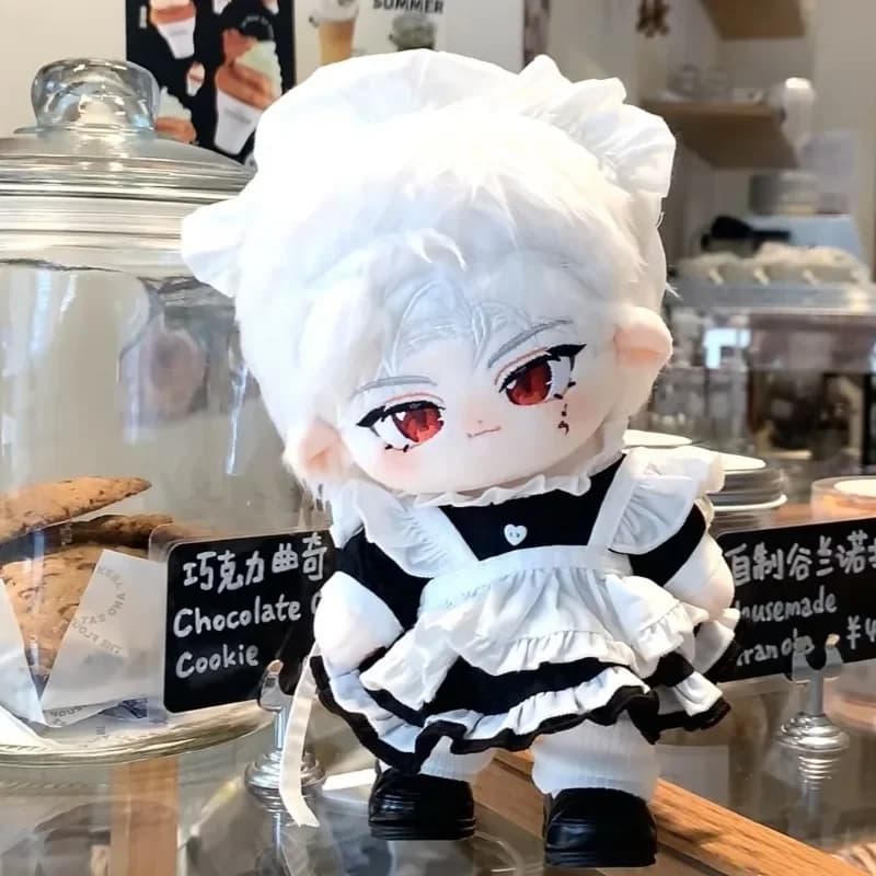 20cm Love and Deepspace Sylus Cotton Doll Kawaii Anime Cosplay Body Idol Dolls Soft Toy Dress Up Outfit Toys Fan Collection Gift