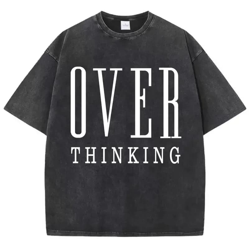 The King Of Minimalist Letter Design Ends Tshirt Men Vigor Home T-Shirt Originality Youth Tee Clothing Harajuku Round Neck Tops