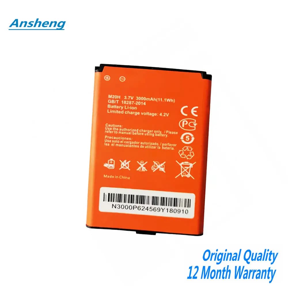 Original 2050-3000mAh M20 M20H Battery For ALTEL L02Hi / L02H / M028AT 4G LTE WIFI For Benton M100 M100A M100B M100C