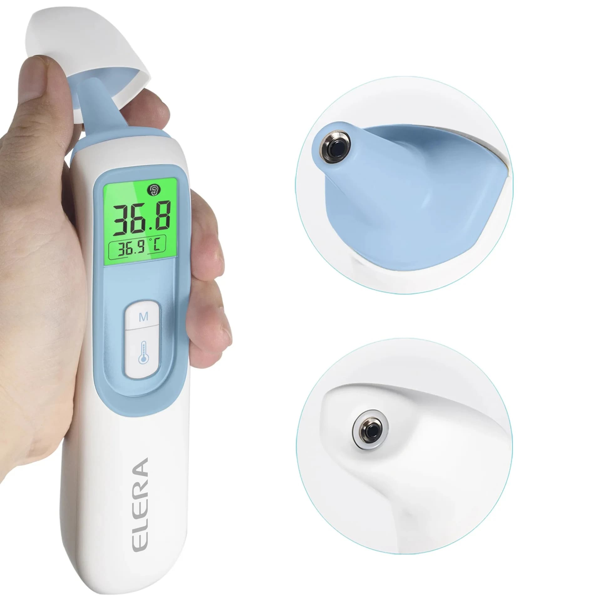 Baby Forehead Ear Infrared Thermometer Digital LCD Body Measurement Kids Adult Fever IR Children Non-Contact Termometro