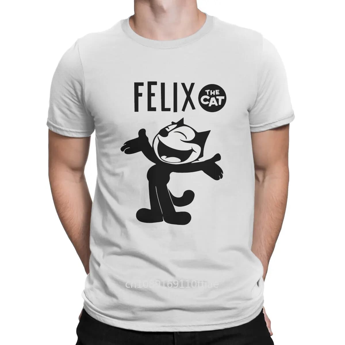 F-Felix The Cat Cartoon Man TShirt Fans Distinctive T Shirt Original Streetwear Hipster