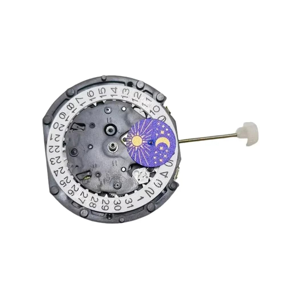 Watch Movement PE90 3.6.9 Moon Phase Watch Movement Six Pin Quartz Movement NEW DIY