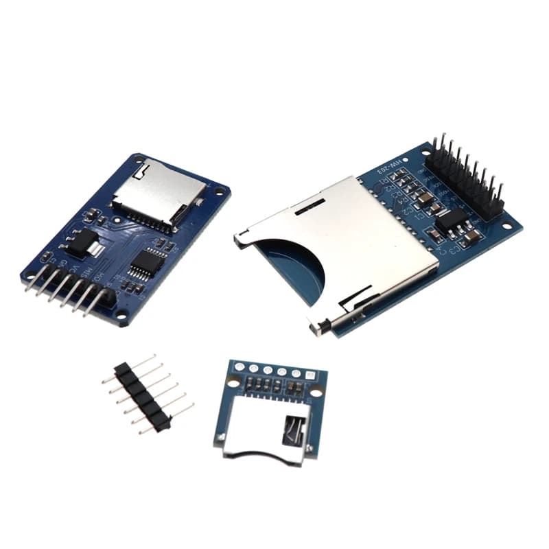 1Pcs Micro SD Card Mini TF Card Reader Module SPI Interfaces With Level Converter Chip 5V/3.3V For Arduino DIY KIT