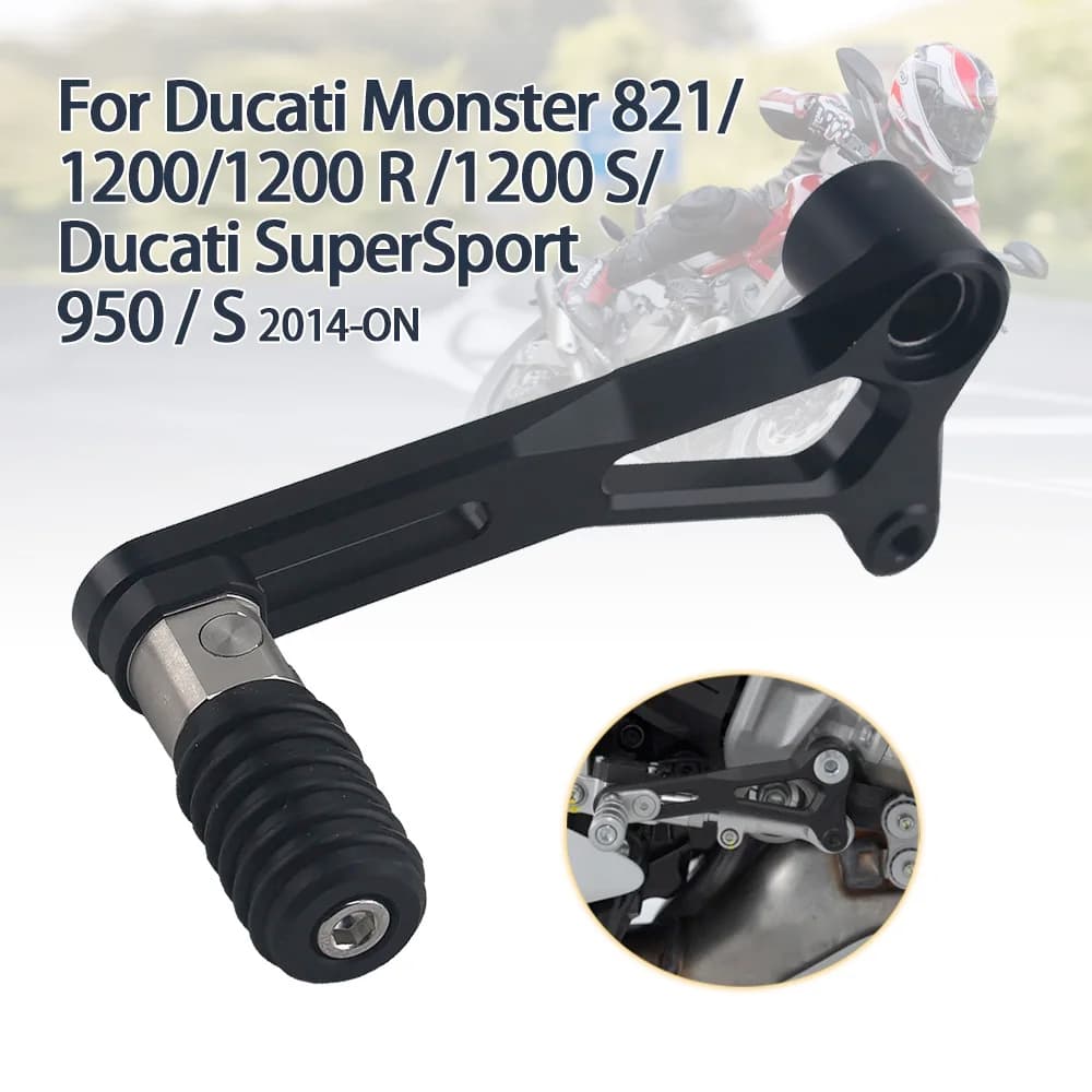 Motorcycle Gear Lever Adjustable Clutch Lever Shift Lever Shifter For Monster 821 1200 1200R 1200S Accessories 2014-2017