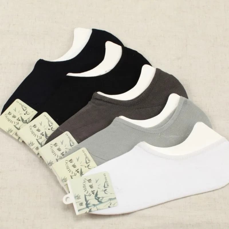 Men's Socks Spring Summer Thin Breathable Soft Polyester Cotton Socks Black Casual Business Ankle Boat Socks 3pair/lot