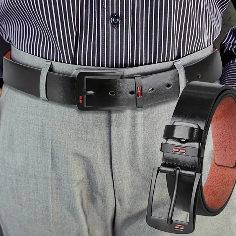 Fashion Luxury Men's High Quality alloy Pin Buckle Belt Simple Casual Business Jeans Belts Famous Brand Designer Waistband Male