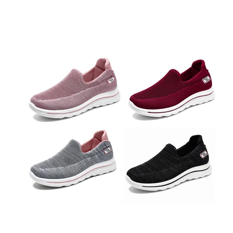 New Women's Sport Sneaker Breathable Flats Loafers Ladies Boat Luxury Shoes Woman Tennis Orthopedic Slip Shoes Women's Sneaker