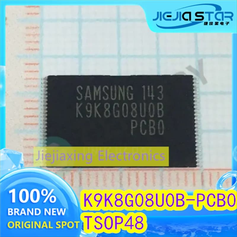 (2/20pieces) K9K8G08U0B-PCB0 K9K8G08UOB-PCBO TSOP48 NAND FLASH memory IC 100% brand new good quality electronics original