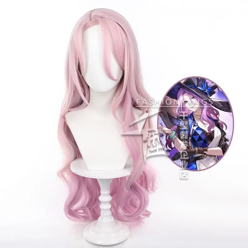 Game Honkai Star Rail Cospaly Jade Cosplay Wig Pink Synthetic Hair Heat Resistant Party prop for Woman Jade Wigs