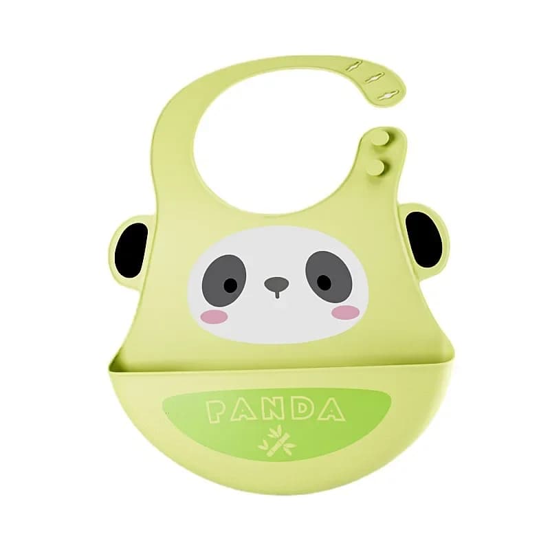 Baby Three-dimensional Bib Baby Elephant Giraffe Monkey Silicone Bib Waterproof