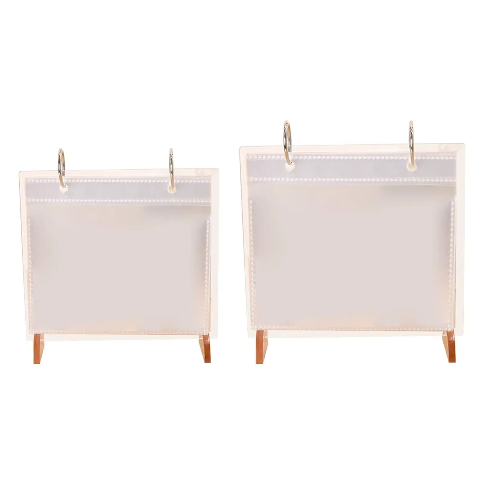 Acrylic Flip Photos Frame Signs Stand for Family Photos Multifunctional