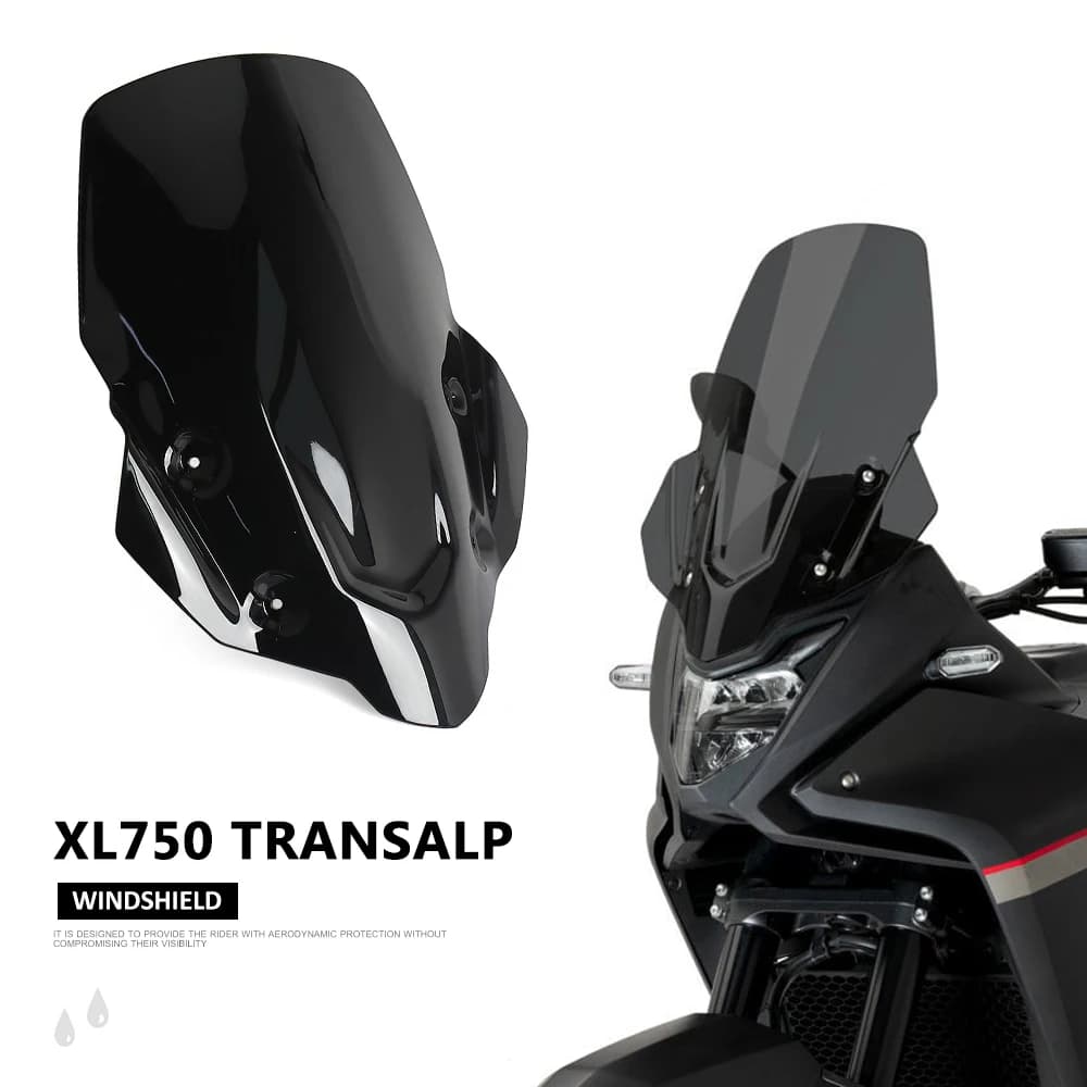 Motorcycle Accessories Wind Deflector For Honda XL750 Transalp XL 750 TRANSALP 2023 2024 Windscreen Windshield 3 Color