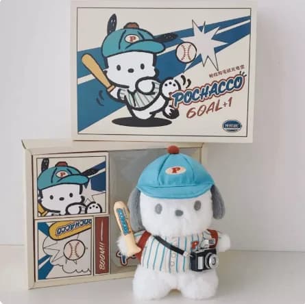 Sanrio Anime Pochacco Plush Dolls Portable Fast Charging Powerbank Cartoon Mobile Power Large Capacity Charge External Battery