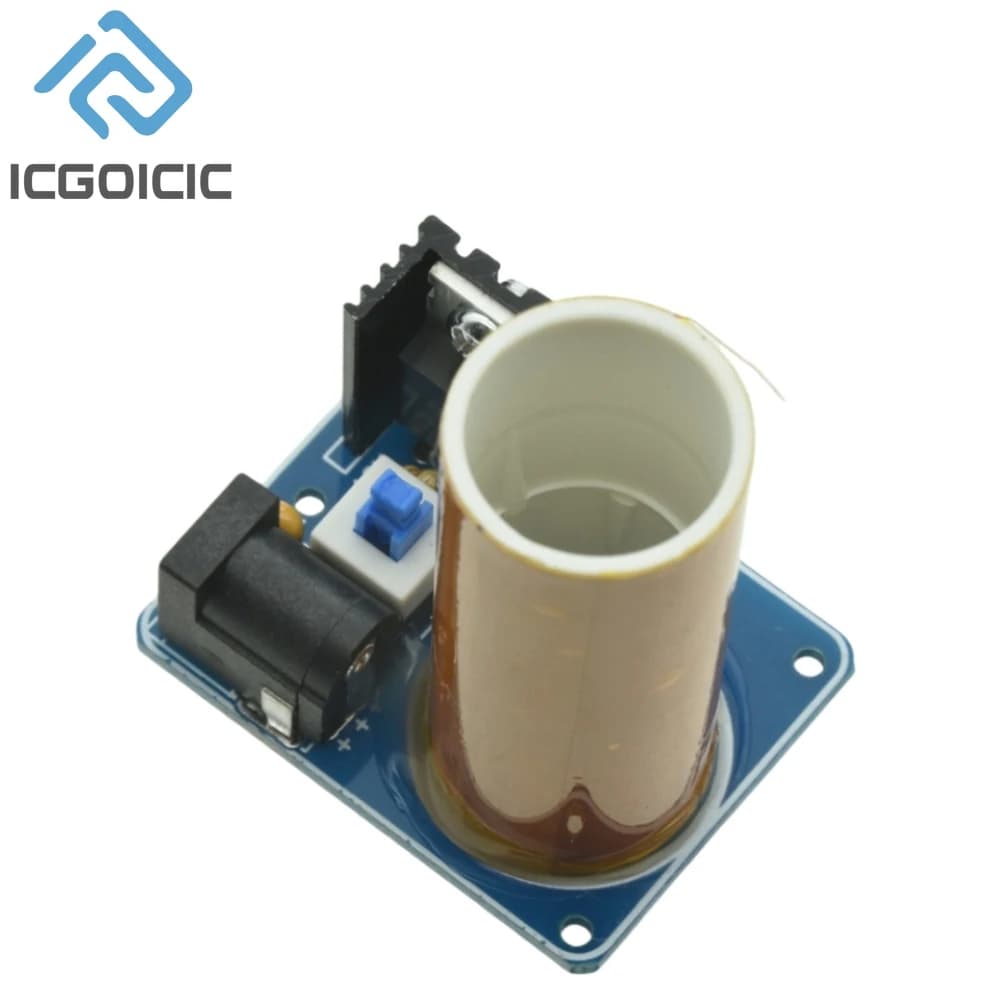 Mini Tesla Coil Kit Magic Props DIY Parts Empty Lights Technology Diy Electronics