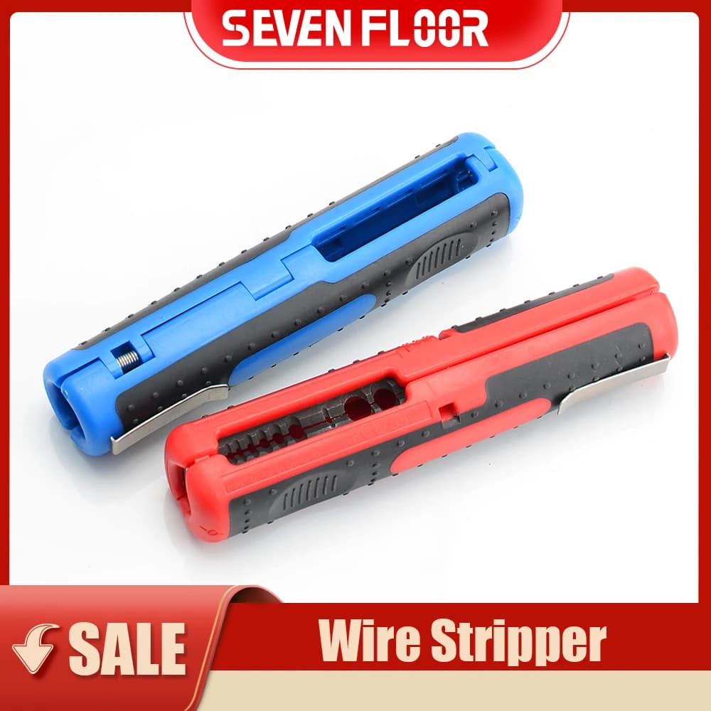 Multifunctional Cable Wire Stripper Cutter Pliers Hand Tool Hardware Tool Portable Anti-skid Handle Strip pen clip