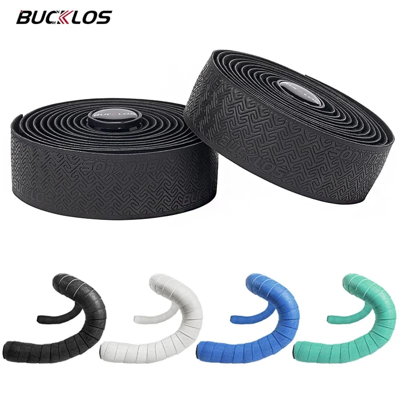 BUCKLOS Road Bike Handlebar Tape Anti Slip Bicycle Handle Cover Soft Shock Absorbing Racing Gravel Cycling Bar Tapes Wrap Strap
