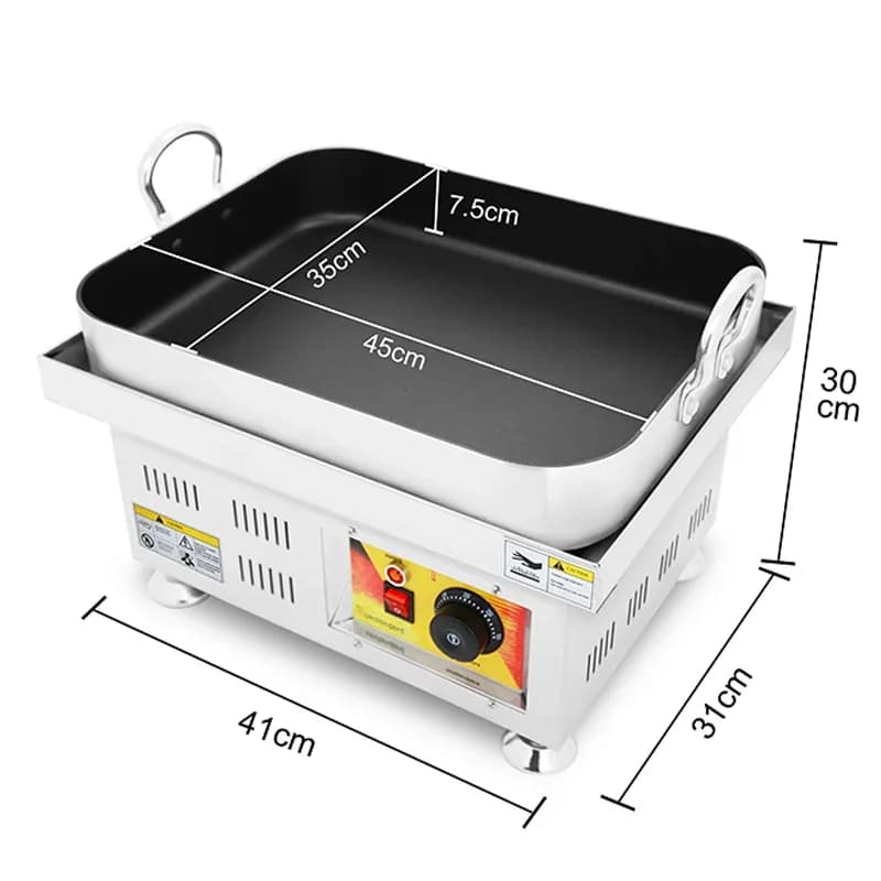 NP-450 New Fried Rice Cake Machine Fish Cake Machine Korean Style Teppanyaki Rice Cake Machine Snack Equipment