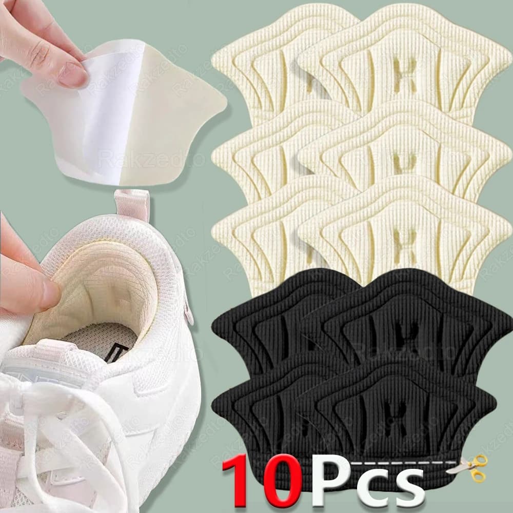 10Pcs Foot Pads for Shoes Patch Heel Pads For Sport Shoes Too Big Reduce Size Filler Insert Heel Protectors Stickers Shoes Pads