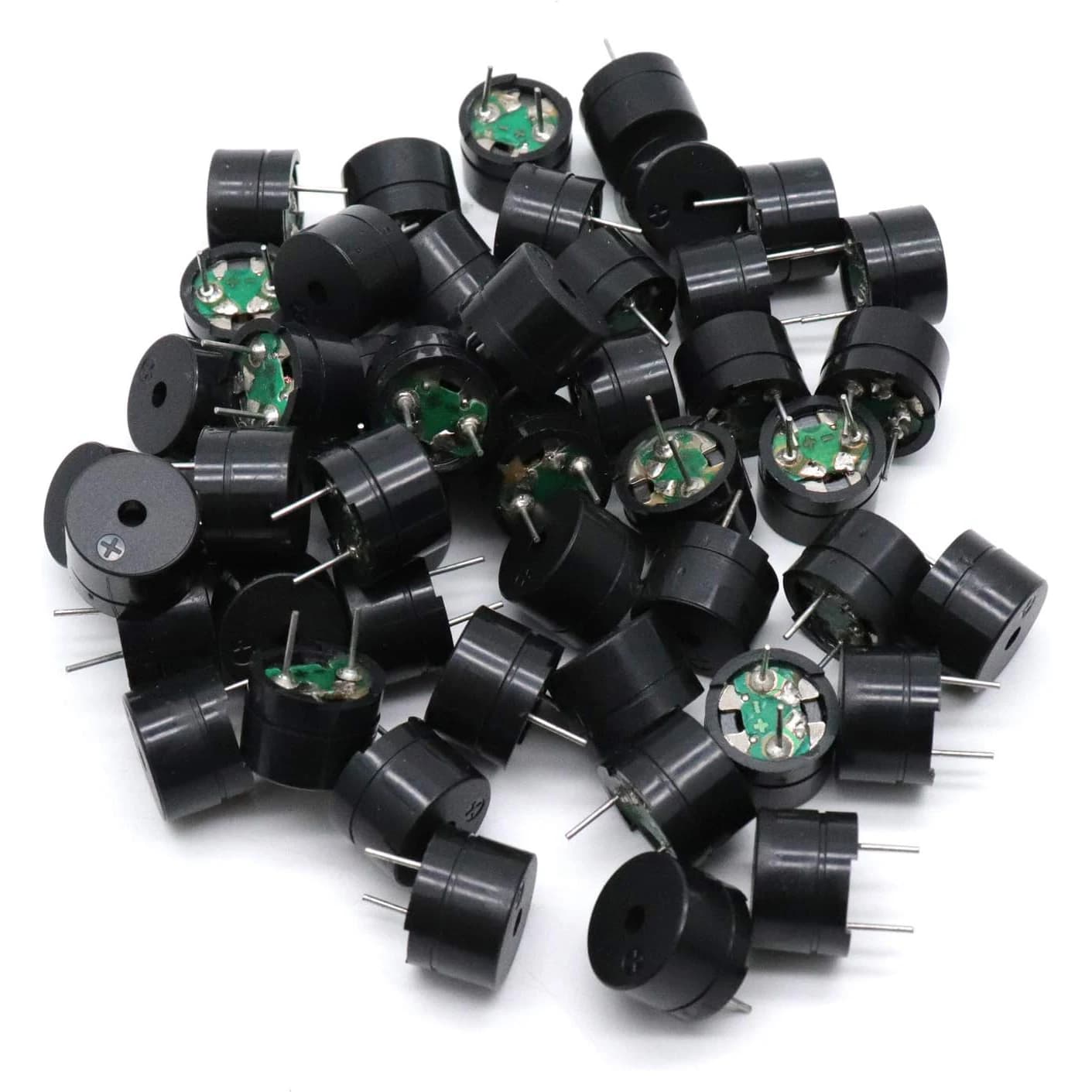 10PCS 12085 Passive Buzzer 12MM*8.5MM 42R Resistance 3V 5V 9V 12V in Common Use Mini Piezo Buzzers Kit, for Arduino