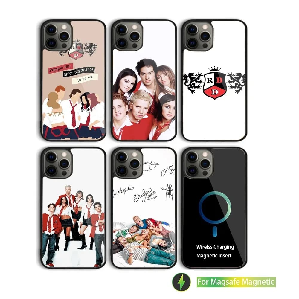 RBD R-Rebelde Telenovela Phone Case For iPhone 15,14,13,12,11,Plus,Pro,Max Mini Magsafe Magnetic Wireless Charging