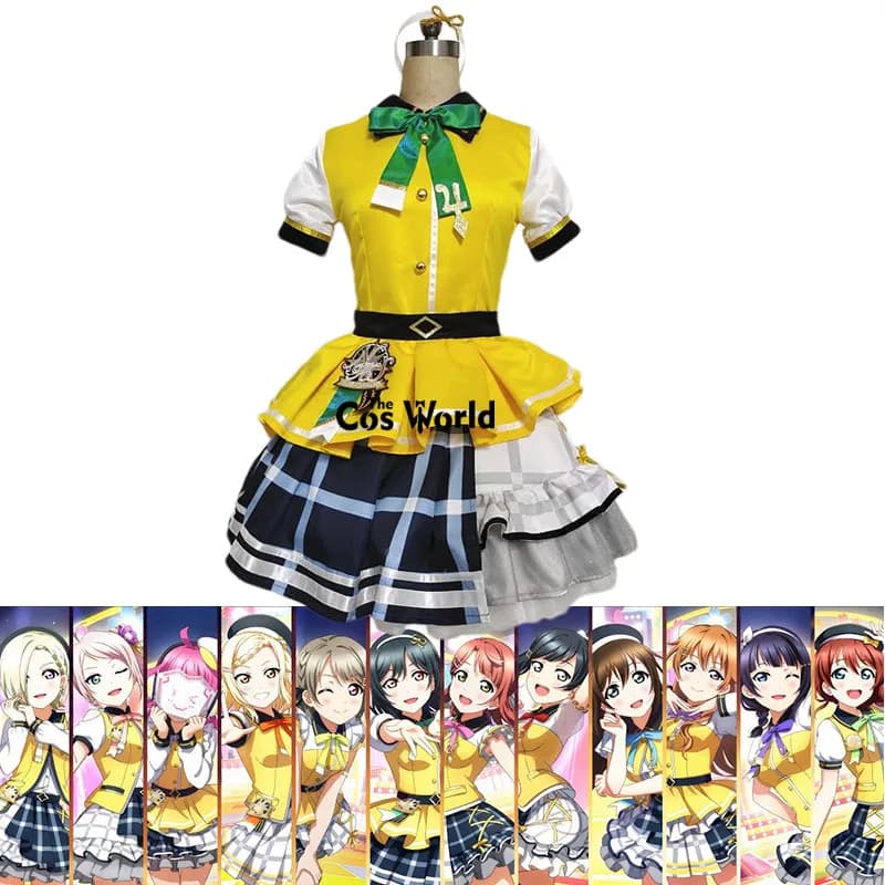 Love Live Nijigasakis Love the Life We Live Mifune Shioriko Uehara Ayumu Nakasu Kasumi Anime Customize Cosplay Costumes