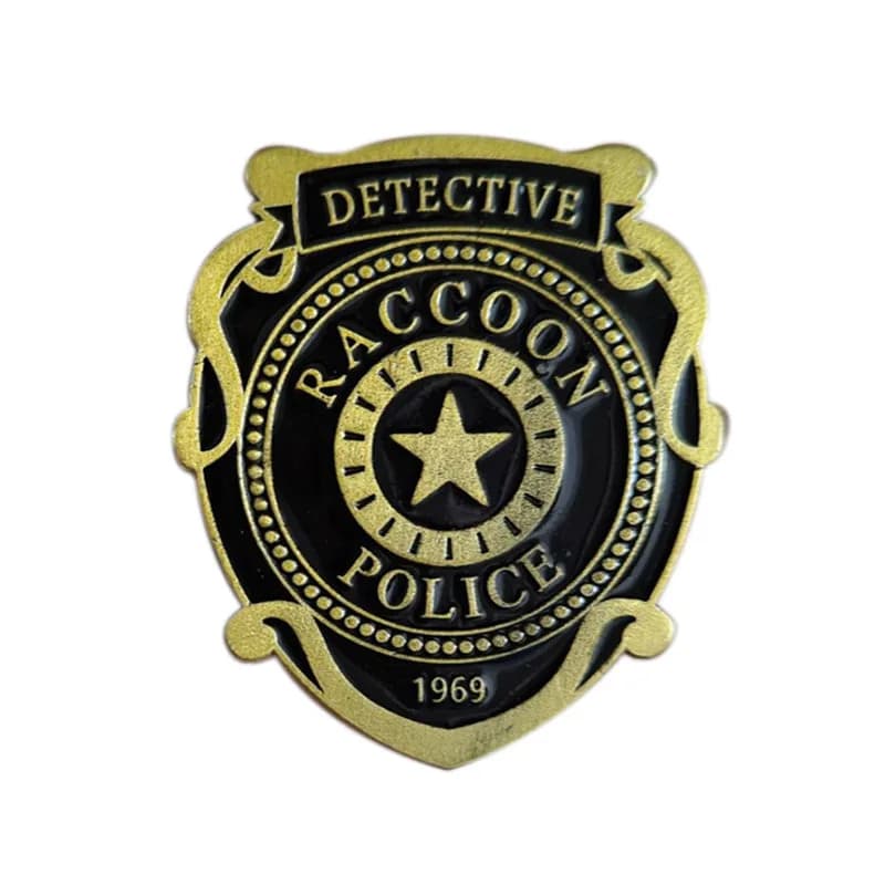 Raccoon Police Department Resident Evil movie badge Enamel Pin brooch jewelry Backpack Decorate