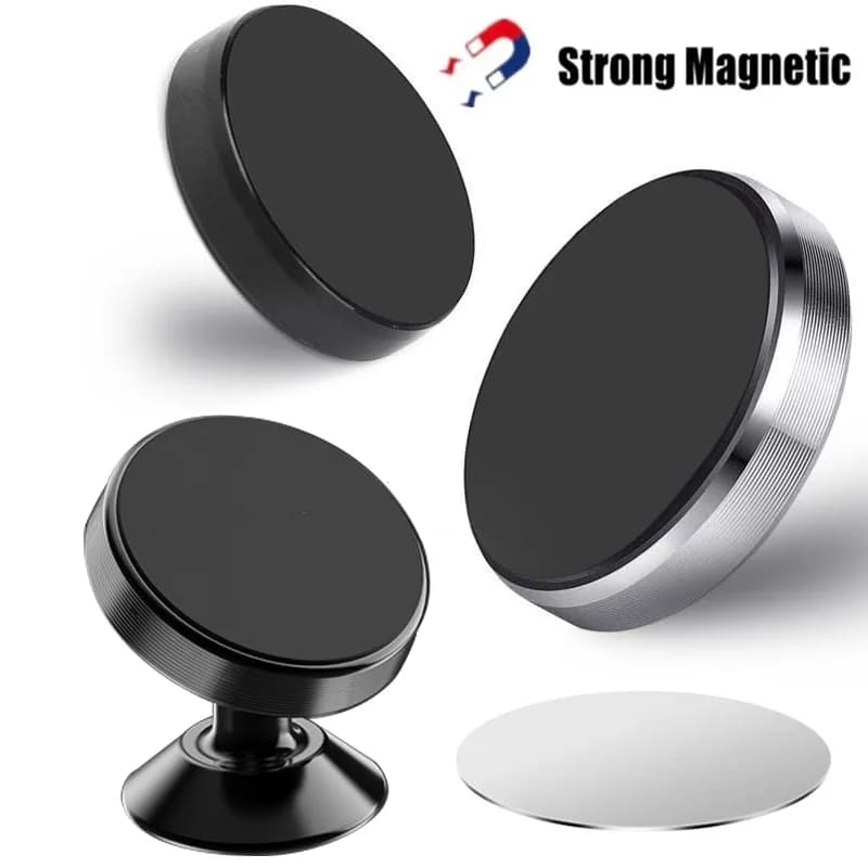 Magnetic Car Phone Holder Magnet Mount Bracket Stick on Car Dashboard Wall Mobile Cell Support in Car for iPhone Samsung Xiaomi