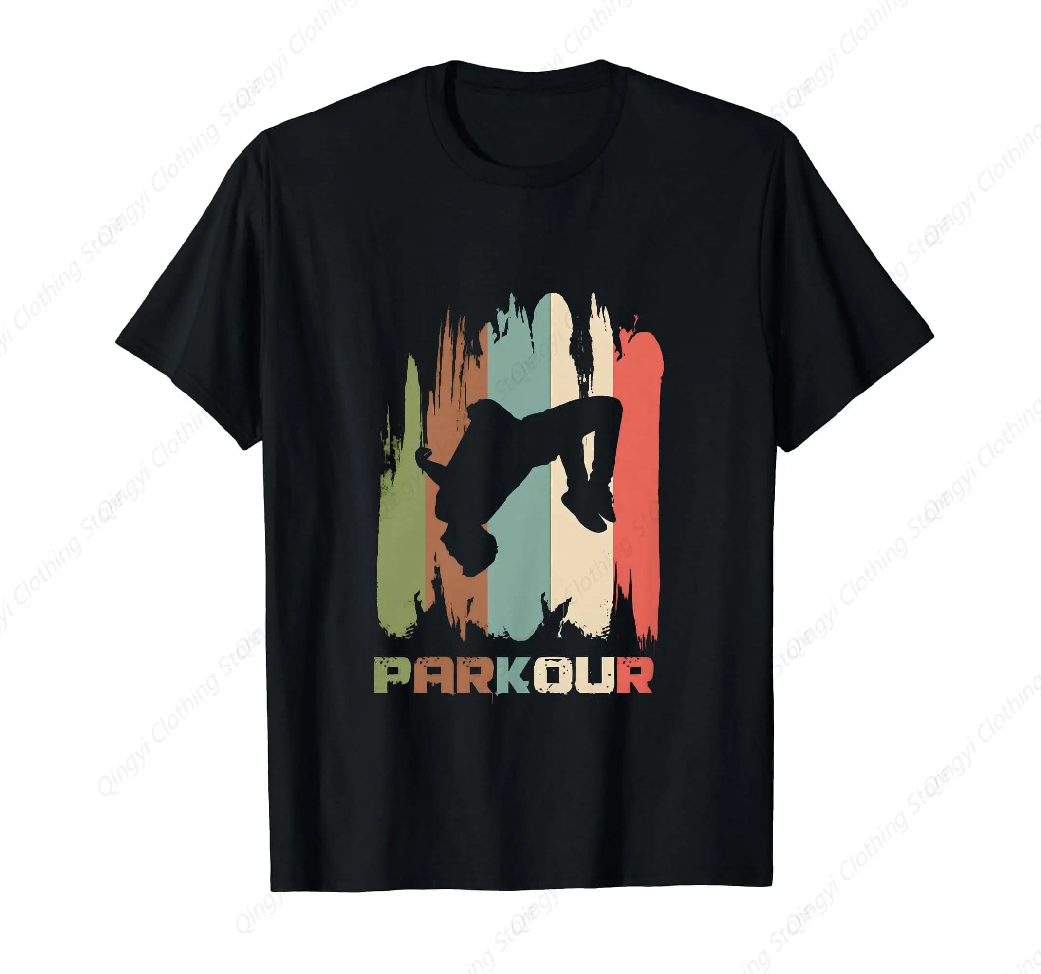 Vintage parkour boys Shirt parkour Lovers for men and girls T-Shirt