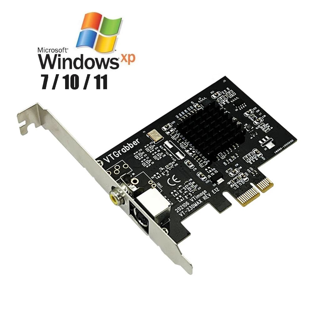 Video Capture Card Surveillance Monitoring Recording Card Windows XP 7 10 11 Medical Camera Color Ultrasound Gastroscopy Image