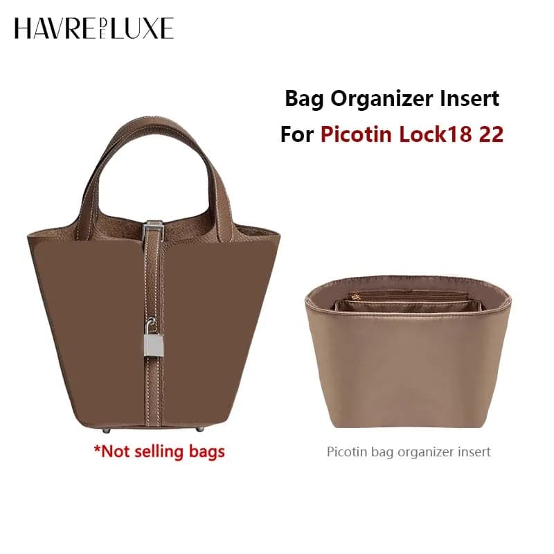 Bag organizer insert stereoscopic nylon material suitable for Picotin 18 22 storage bag modification accessories