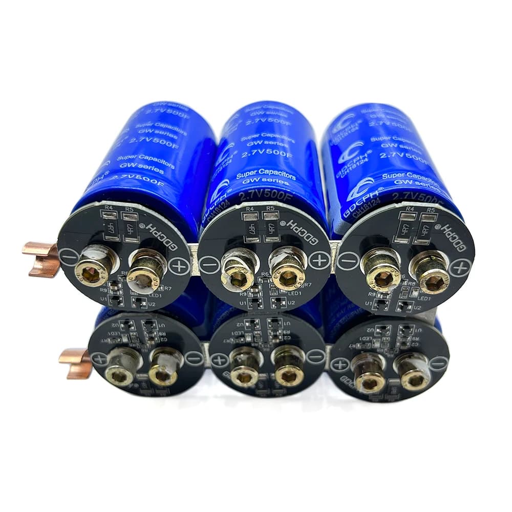 GDCPH 16V83F Moduł prostownika samochodowego 2.7V500F * 6 Superkondensator z płytką zabezpieczającą równowagę i śrubami
