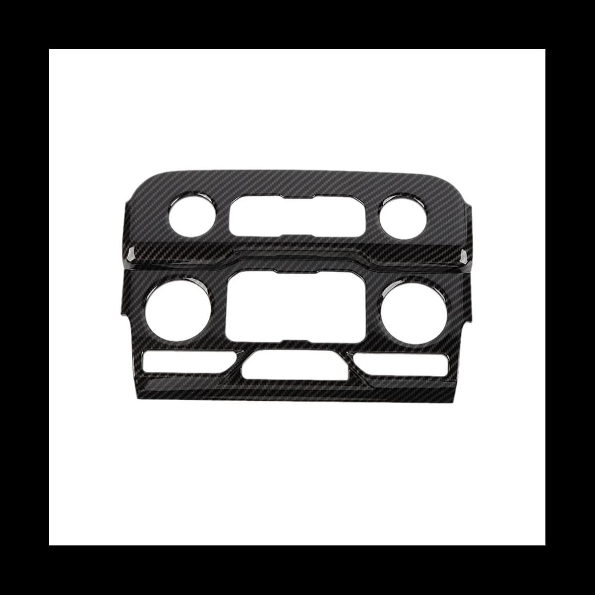 Center Console Air Conditioner Panel Cover Trim for Chevy Suburban 2020-2023 Tahoe GMC Yukon 2021-2023 ,ABS Carbon Fiber