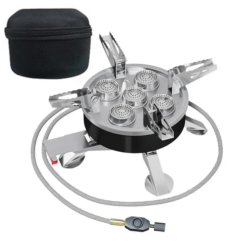 Camping Cooking Stove Multipurpose Small Camping Stove Portable Cooking Solution Compact Outdoor Camping Stove Camp Cooking Gear