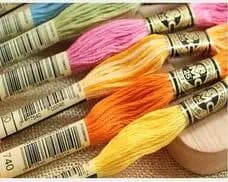 oneroom French DMC Floss Embroidery Floss Thread Yarn--447 Pieces Old Colors + 16 Pieces New  DMC color
