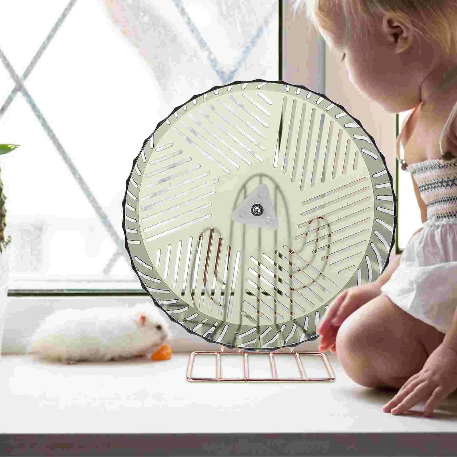 Household Hamster Running Wheel Guinea Pig Toys Cage Saucer 2650X2300X900CM Alloy Plastic Mouse Small