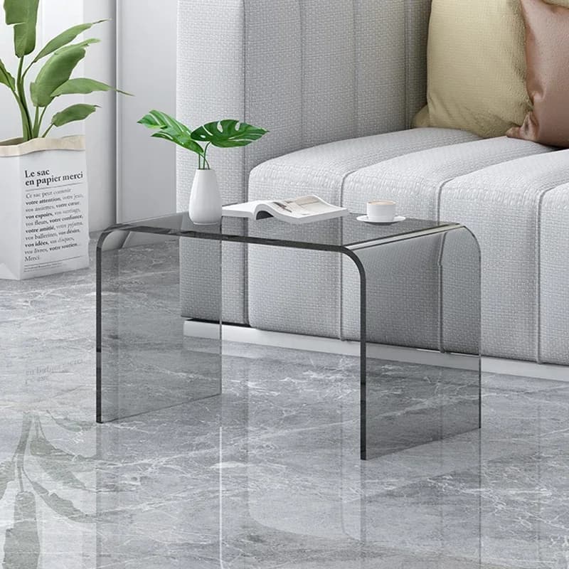 Acrylic Coffee Tables Sofa Small Side Table Modern Bedroom Nightstands Piaochuang Tea Desk Storage Desks Nordic Furniture