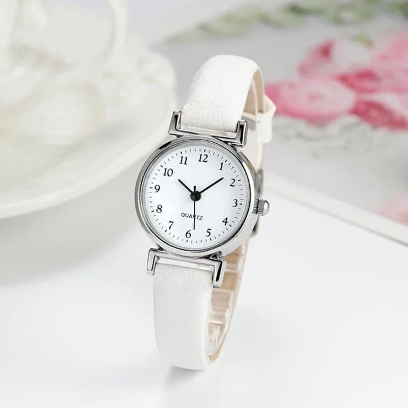 Luxury Women Brand Quartz Watch Ladies Fashion Small Number Dial Watch Leather Wristwatch Reloj Mujer Wholesale Dropshipping