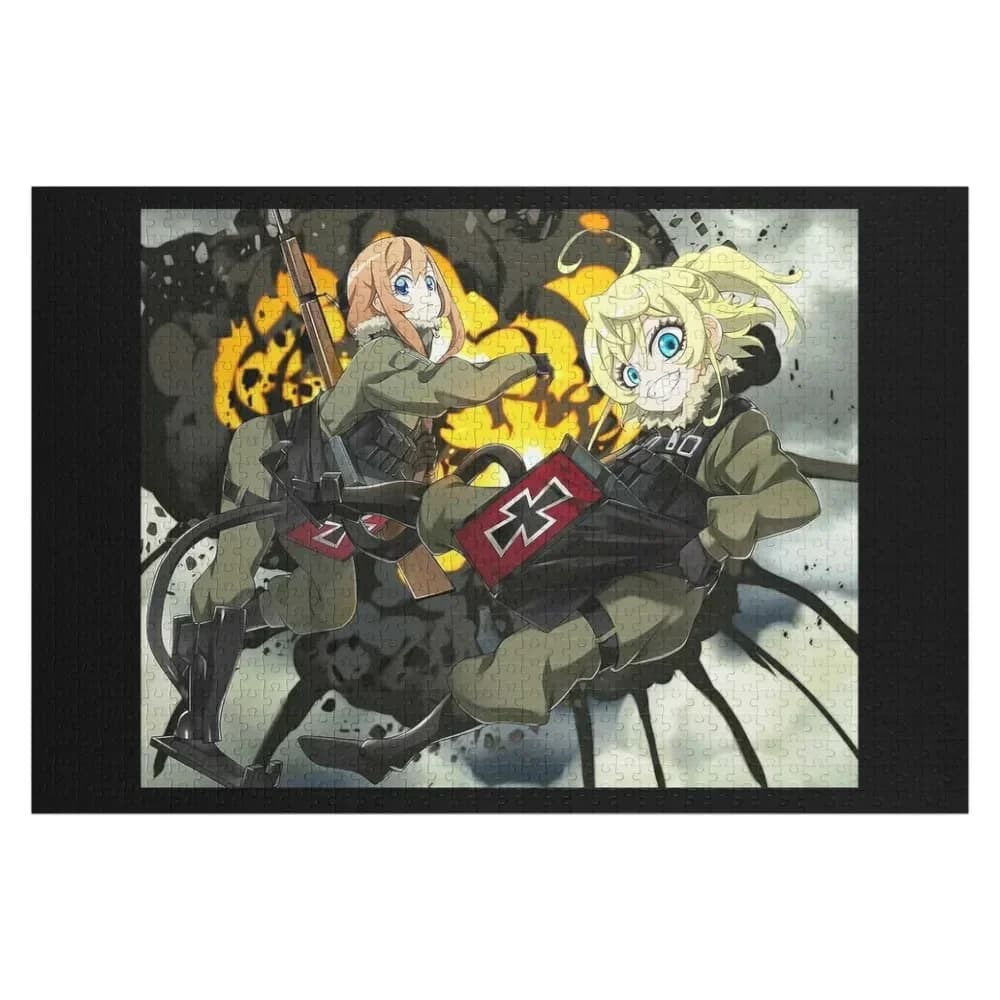 youjo senki and friend p3k art Jigsaw Puzzle Woods For Adults Personalized Gift Married Puzzle