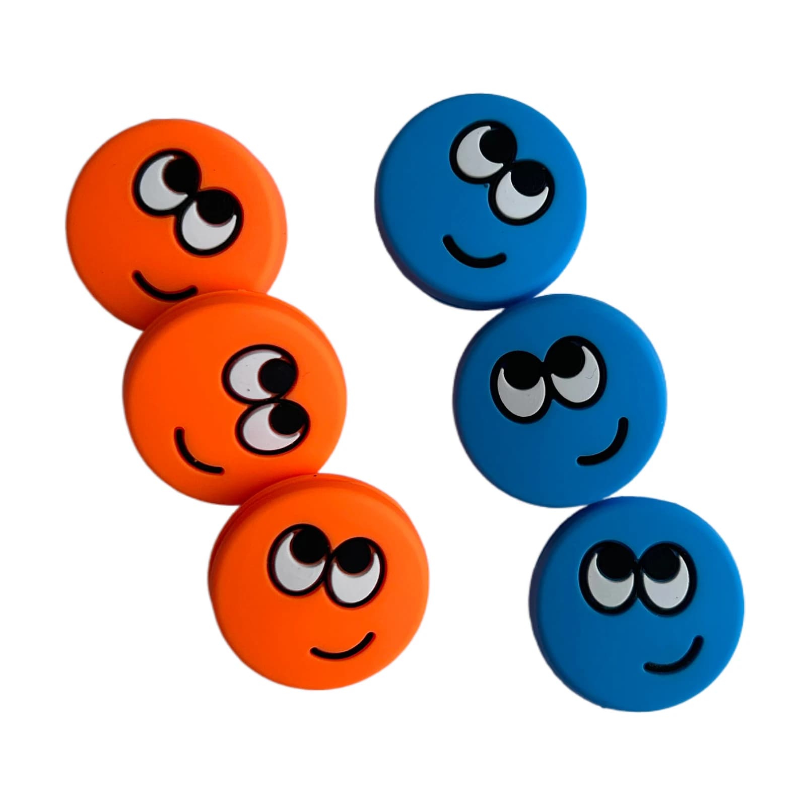 10PCS Funny Faces NEW Tennis Racket Damper Shock Absorber For Tennis Racket Vibration Dampener