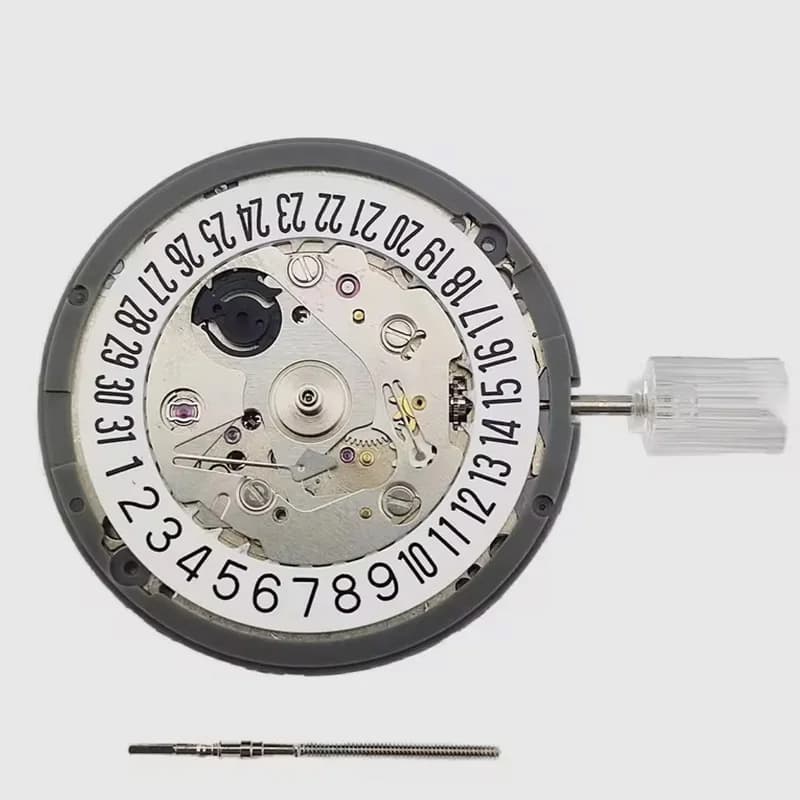 6 o 'clock Crown White Date NH series 35 Automatic watch movement High precision Japanese original mechanical watch movement