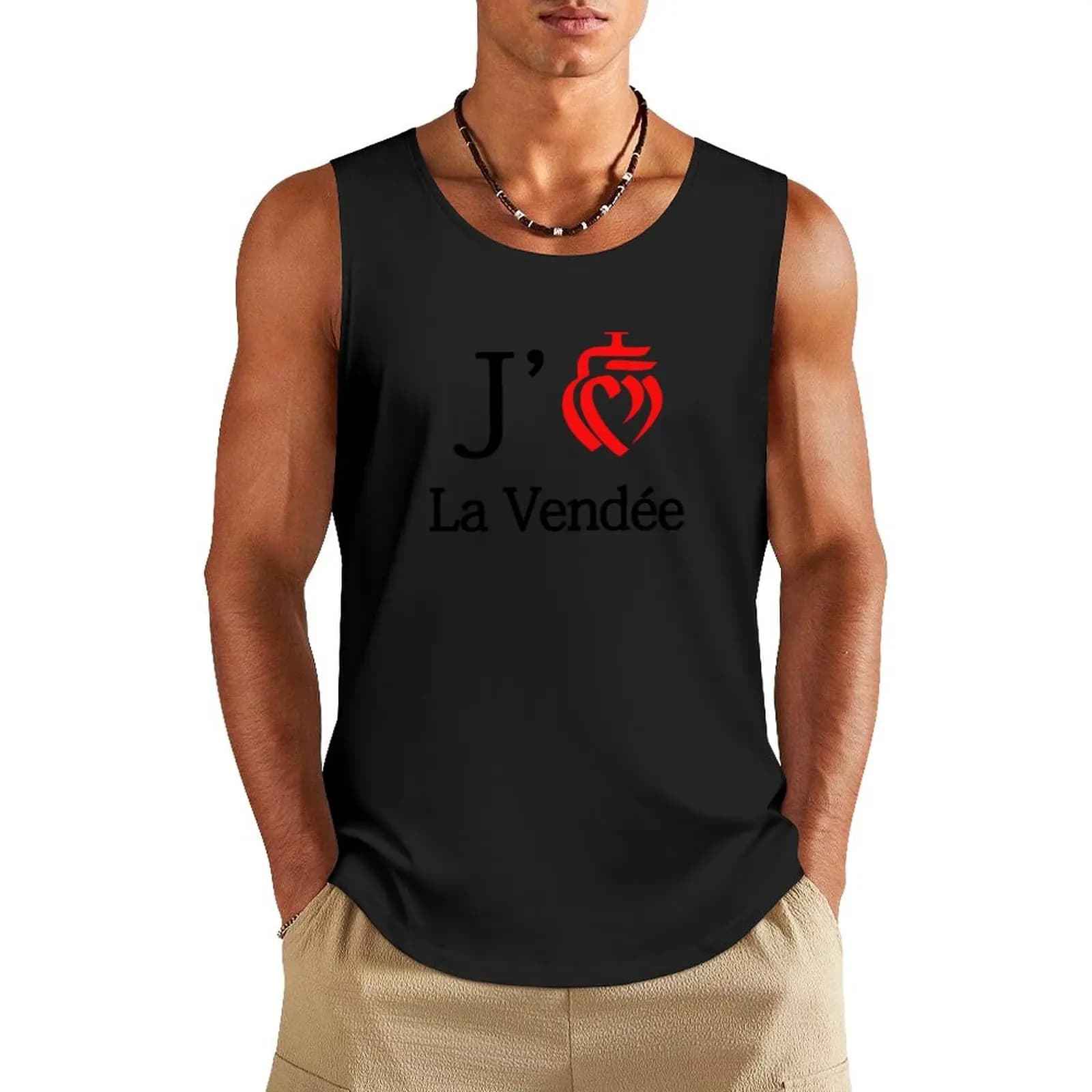 j'aime la vendée vendee Tank Top gym accessories man Men's summer clothes
