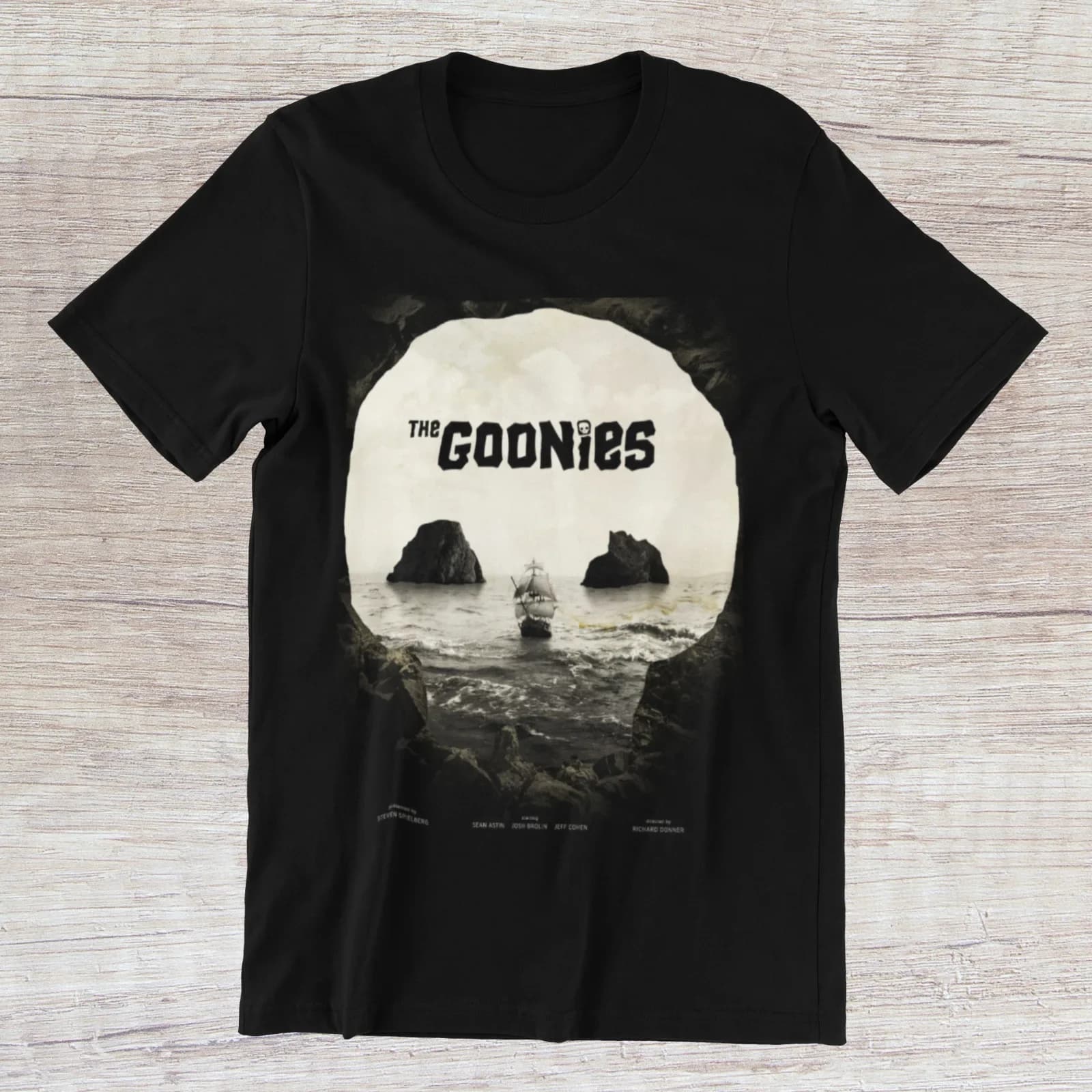The Goonies T-Shirt Rare 1985 Movie Poster Art on a Quality Ring Spun Cotton Tee