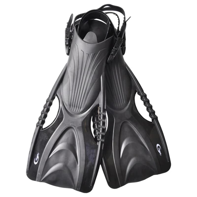 YonSub Adjustable Adult/Kid TPR Diving Swimming Fins Foot Webbed Flippers Comfortable Swimming Shoe Anti-skid Training Equipment