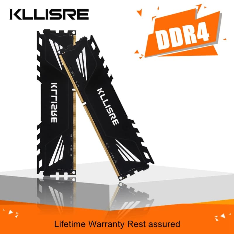 Kllisre Memória DDR4 Ram 16GB 3200MHz 3600MHz Desktop Memory