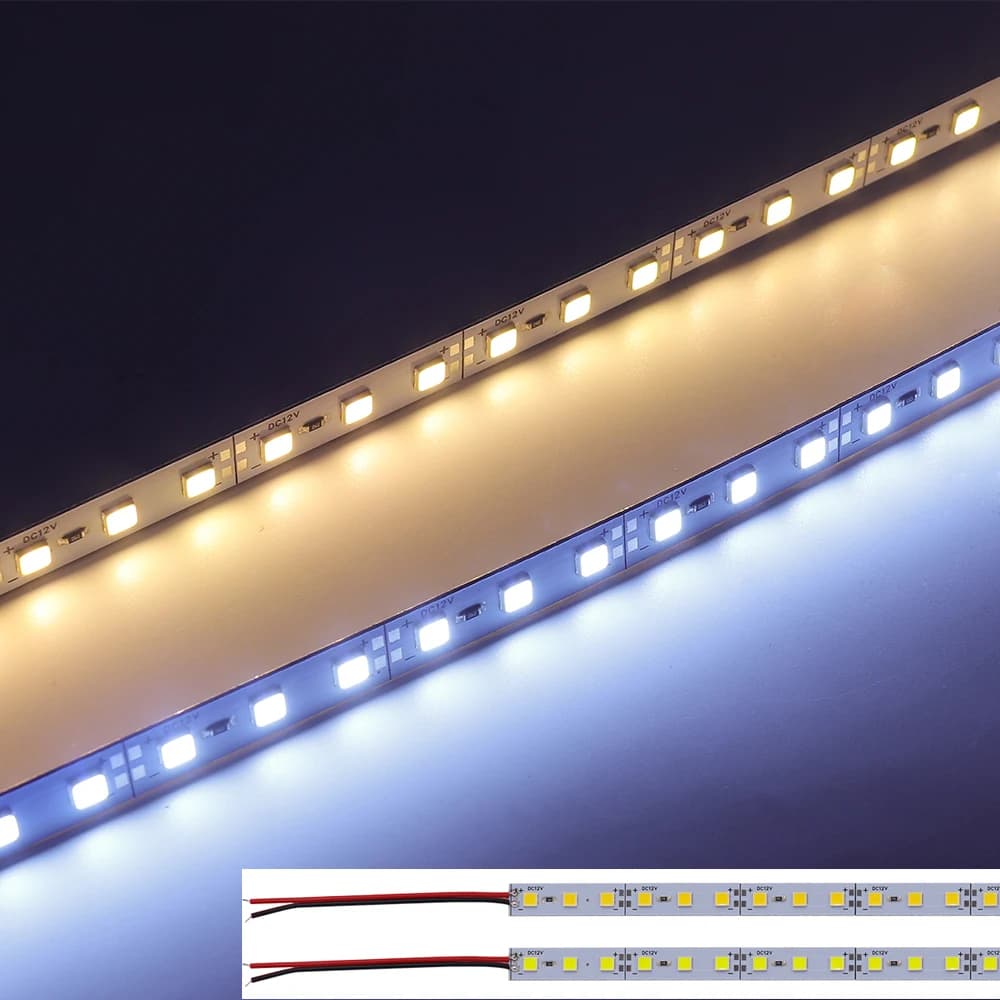 5/10/20PCS LED Bar Lights 12V SMD5054 25cm 18LED 50cm 36LEDs LED Rigid Strip Aluminum Led Lights for Room Under Cabinet Lighting