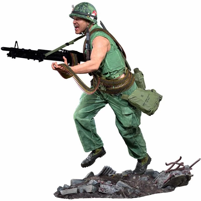 1/35 Scale gift Resin Figure Model Kit modeling US Army Gunner in Charge Miniature Toy Figure Unassembled Unpainted Diorama DIY